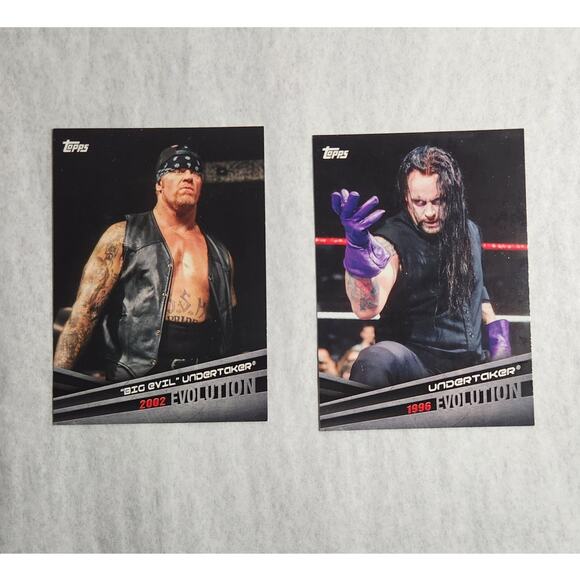 Mattel WWE Undertaker 7.5" Action Figure 2011 With 2 Topps Trading Cards - Picture 6 of 7